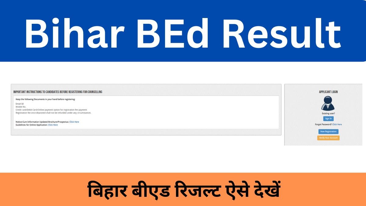 Bihar BEd Result