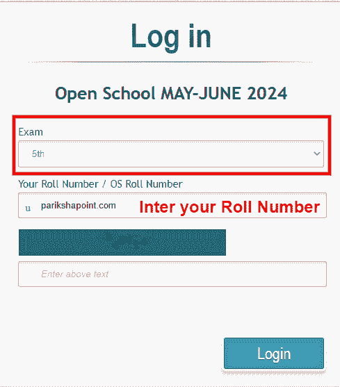 mpsos 5th class result login screeshort