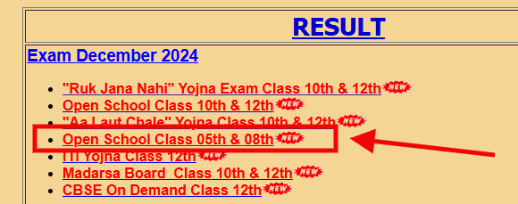 mpsos class 5th result december 2024 link min