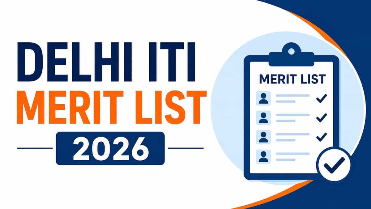 Delhi ITI Merit List 2026