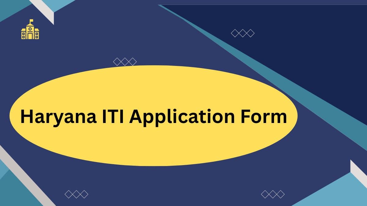Haryana ITI Application Form