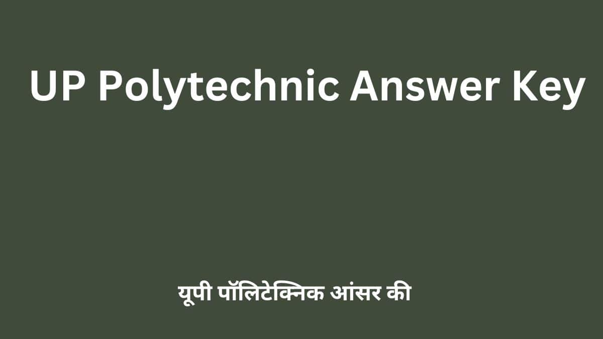 UP Polytechnic Answer Key