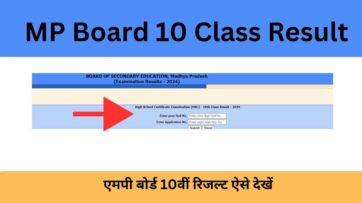 MP Board 10 Class Result