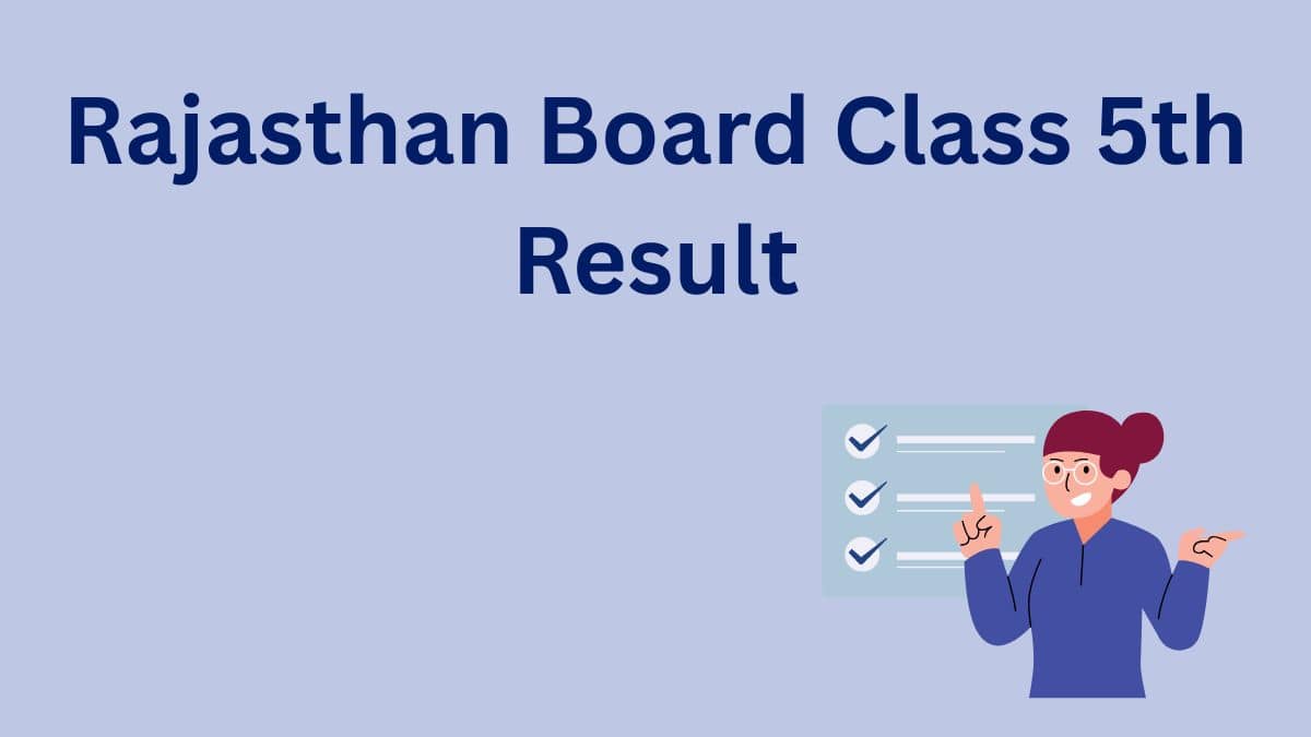 Rajasthan Board Class 5th Result