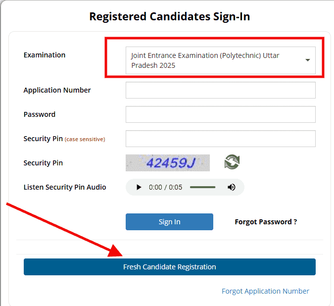 jeecup 2025 registration form screeshort min