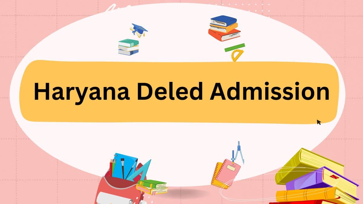 Haryana Deled Admission